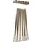 Ekena Millwork Premium 7/8" Barn Door Flat Track Extension Hardware for 1 3/4" Door, White Bronze GB60014EXWZ - alternate 3